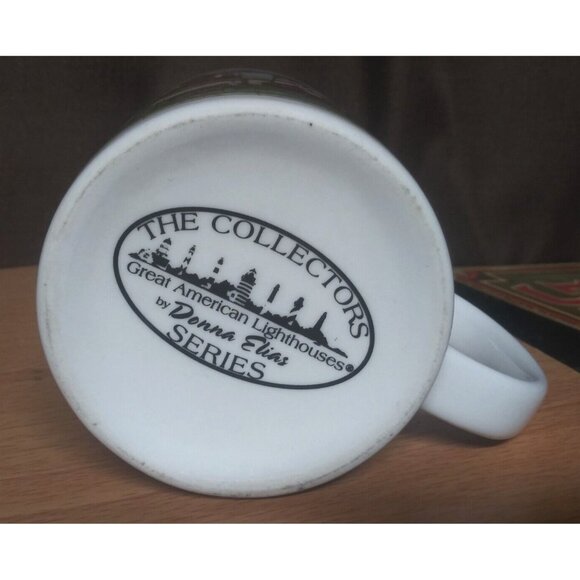 Donna Elias Series Mug Lighthouses of the Straits of Mackinac Sea Chart Collage - Picture 10 of 11